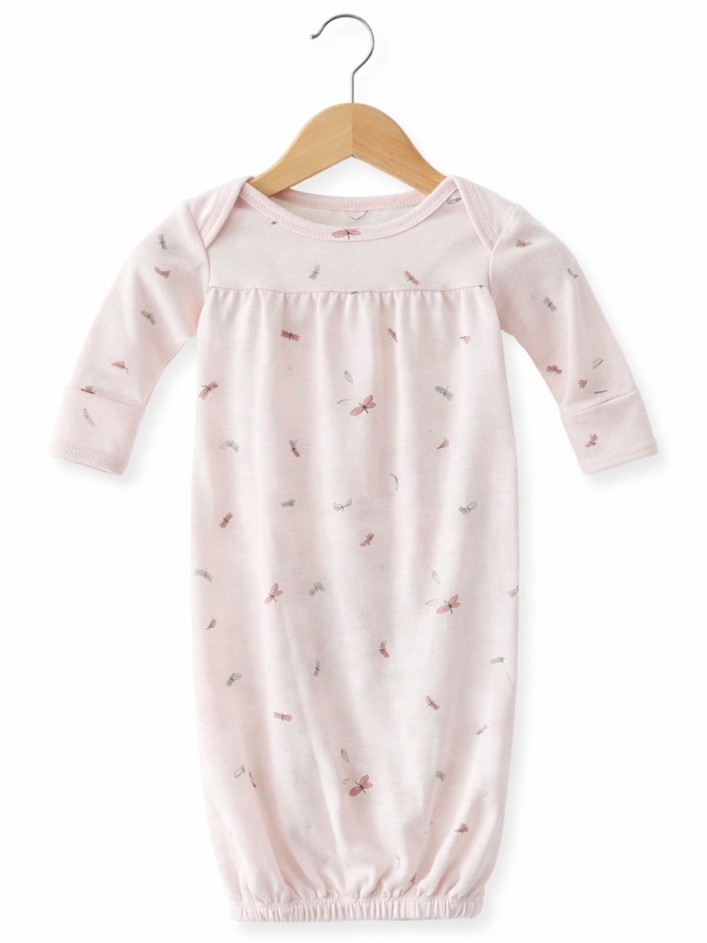 5/$15 Carter's Pink Baby Girl Sleeper Gown Size Newborn